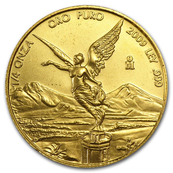 2009 Mexico 1/4 oz Gold Libertad BU 2009 Mexico 1/4 oz Gold Libertad BU